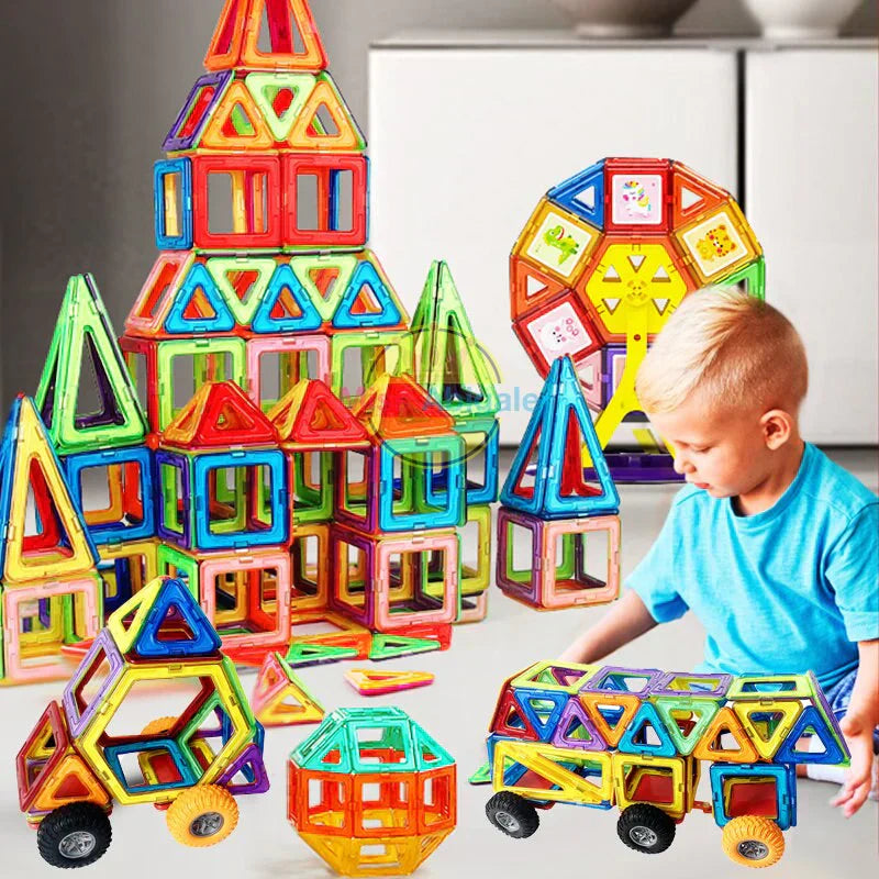 Magnet Building Blocks - SLÄPP LOSS DIN KREATIVITET - MAGNETISKA PLATTOR