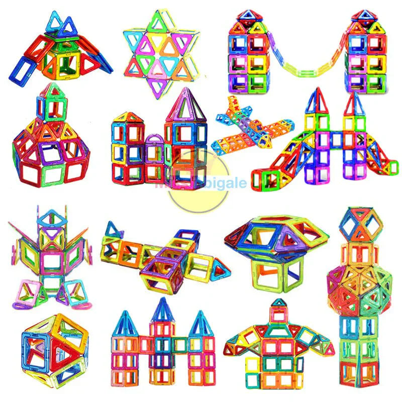 Magnet Building Blocks - SLÄPP LOSS DIN KREATIVITET - MAGNETISKA PLATTOR