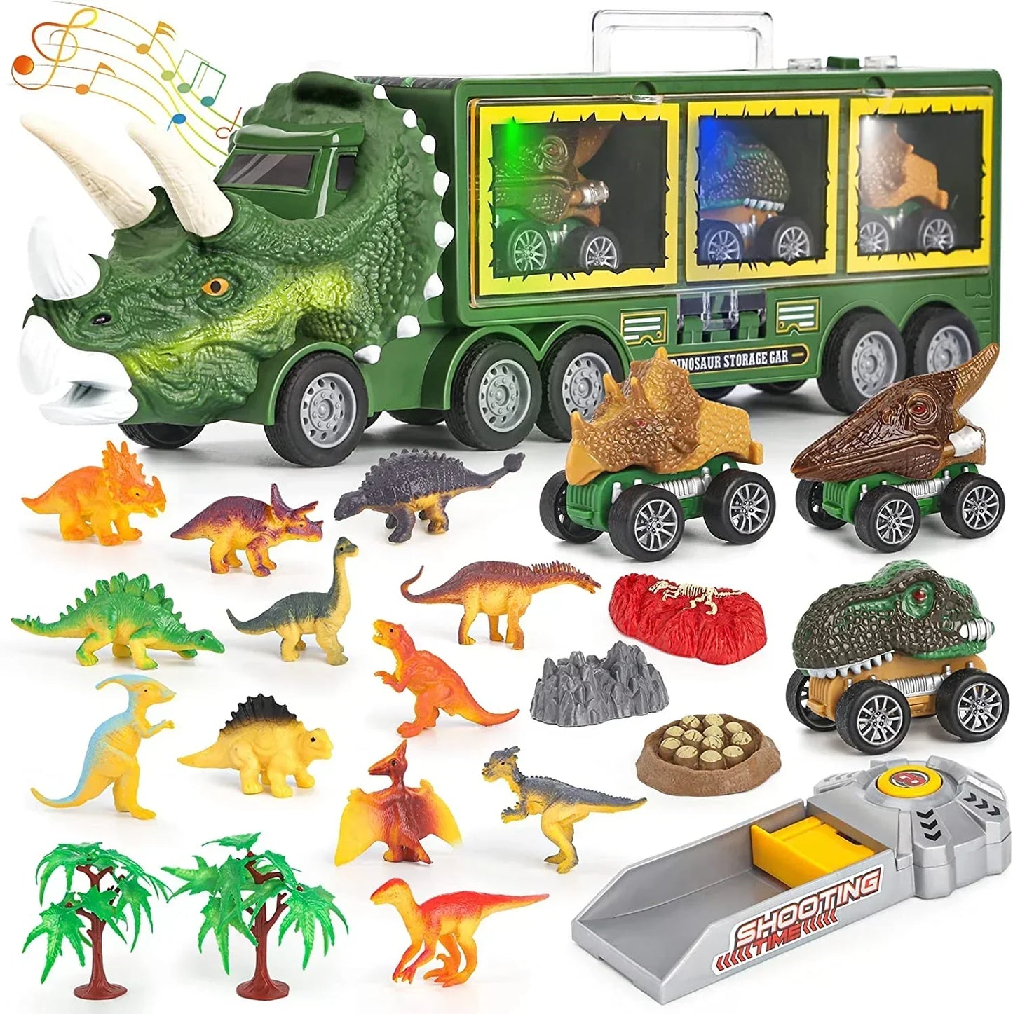 Dinosaurie-Lastbil - TRANSPORTERA DINOSAURIERNA