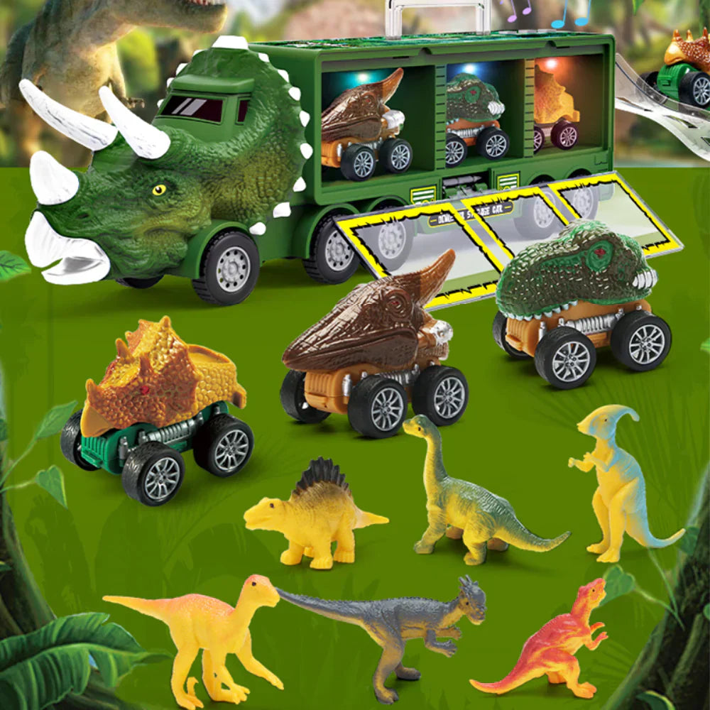 Dinosaurie-Lastbil - TRANSPORTERA DINOSAURIERNA
