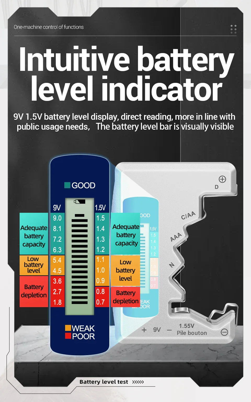 BatteriKollen™ – Universell Batteritestare för Alla Typer