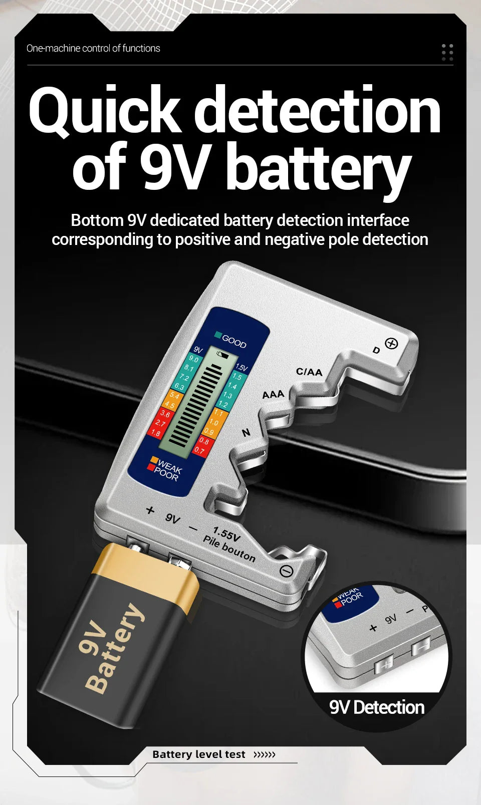 BatteriKollen™ – Universell Batteritestare för Alla Typer
