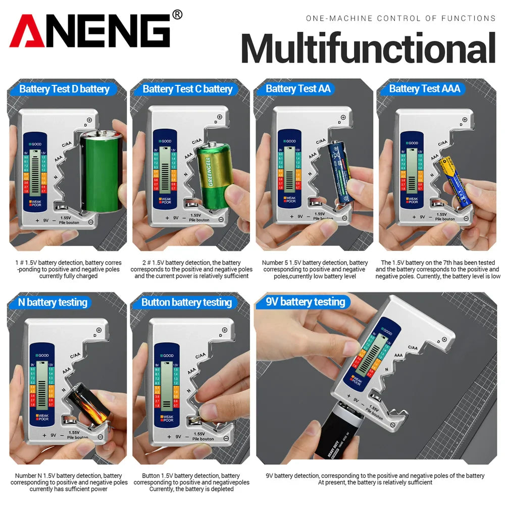 BatteriKollen™ – Universell Batteritestare för Alla Typer