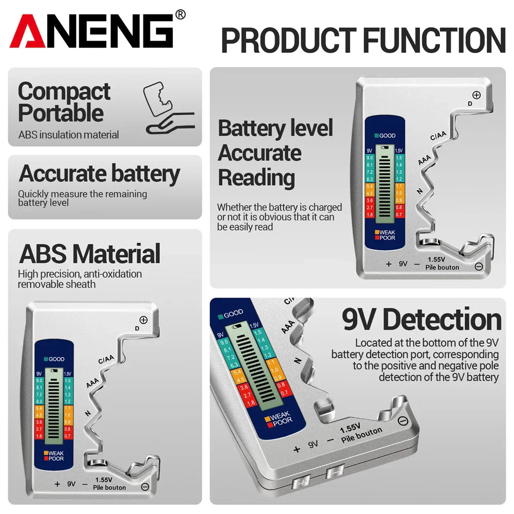 BatteriKollen™ – Universell Batteritestare för Alla Typer
