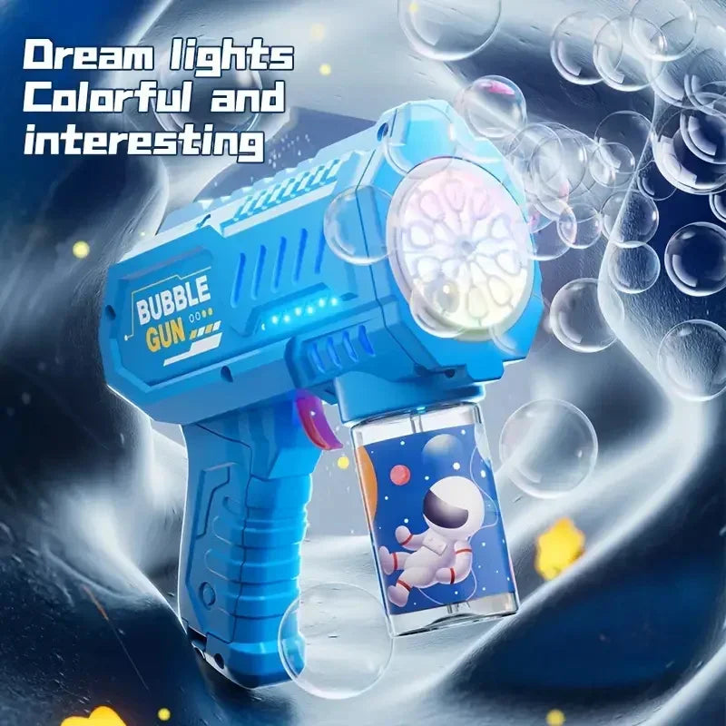 Elektrisk Bubbelpistol – 10 Hål & Automatiska Bubblor