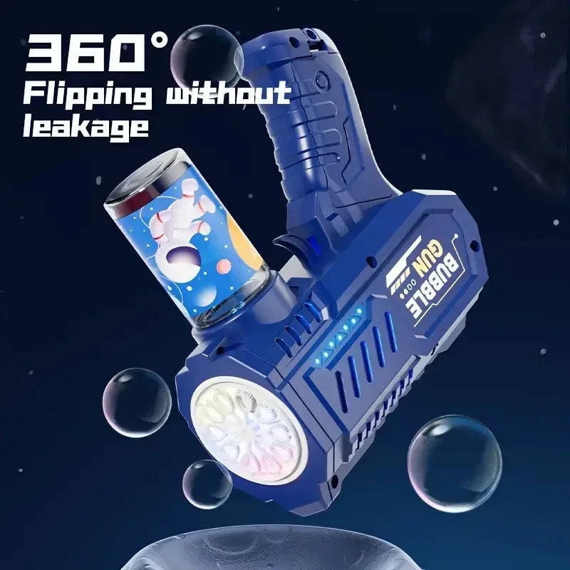 Elektrisk Bubbelpistol – 10 Hål & Automatiska Bubblor