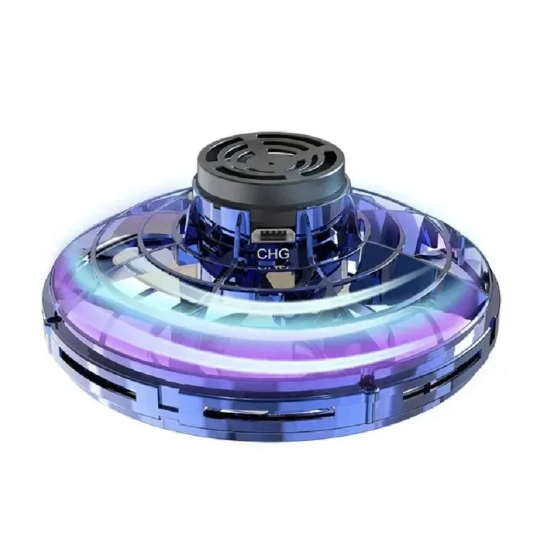 Flygande spinner boll – fingertoppsdrönare med LED-ljus