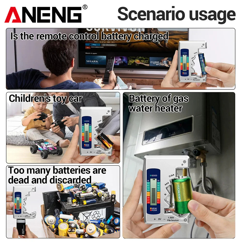 BatteriKollen™ – Universell Batteritestare för Alla Typer