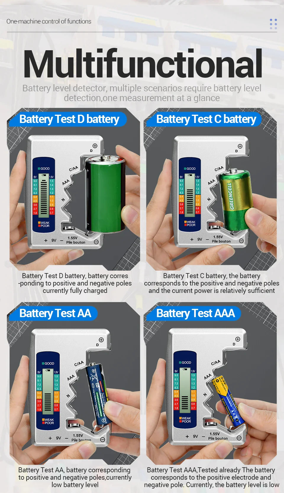 BatteriKollen™ – Universell Batteritestare för Alla Typer