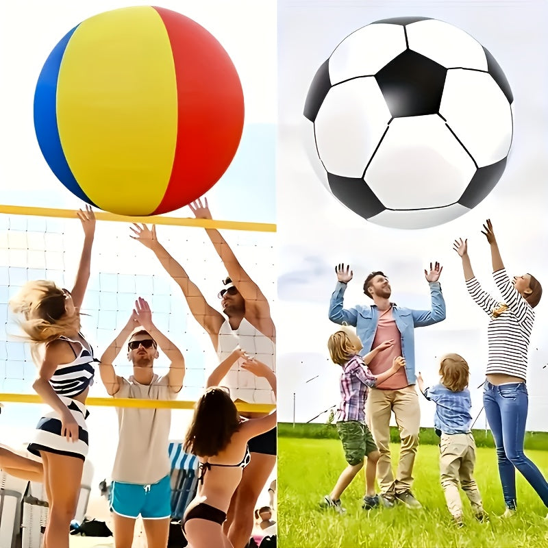 Gigantisk Uppblåsbar Fotboll för Fest och Lek