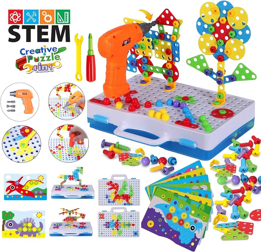 Set med pedagogiska leksaker