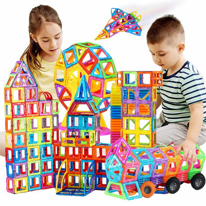Magnet Building Blocks - SLÄPP LOSS DIN KREATIVITET - MAGNETISKA PLATTOR