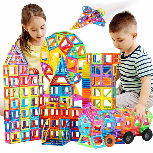 Magnet Building Blocks - SLÄPP LOSS DIN KREATIVITET - MAGNETISKA PLATTOR
