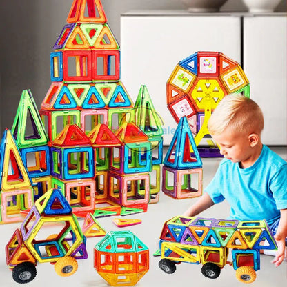 Magnet Building Blocks - SLÄPP LOSS DIN KREATIVITET - MAGNETISKA PLATTOR