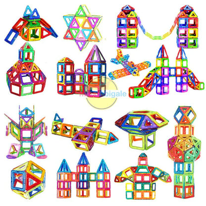 Magnet Building Blocks - SLÄPP LOSS DIN KREATIVITET - MAGNETISKA PLATTOR