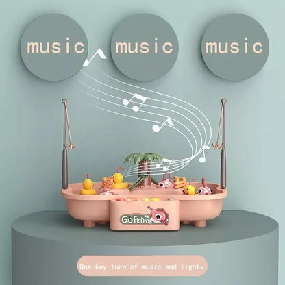 Elektriskt fiskespel med musik & ljus – 21 delar interaktiv lek