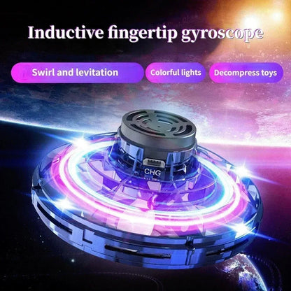 Flygande spinner boll – fingertoppsdrönare med LED-ljus