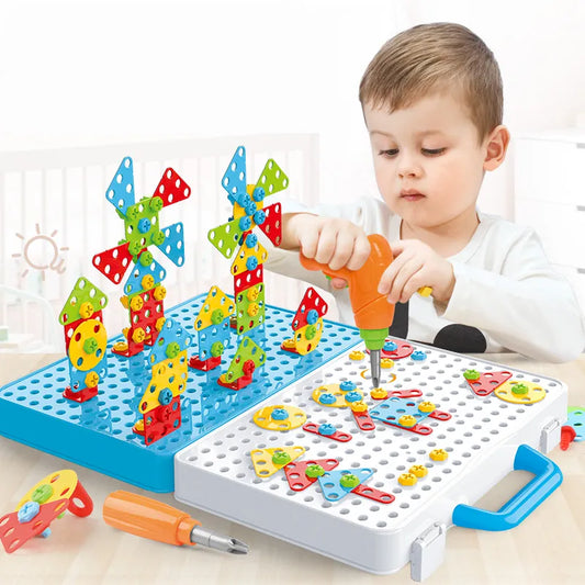 Set med pedagogiska leksaker